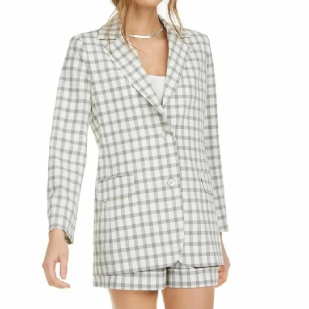 Danielle Bernstein NWT plaid blazer - Picture 5 of 7